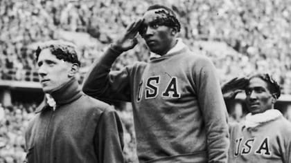Jesse Owens, la máxima figura de los Juegos de Berlín 1936