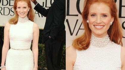 Jessica Chastain, bellísima en un diseño de Givenchy