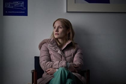 Jessica Chastain en El ángel de la muerte en el rol de Amy Loughren