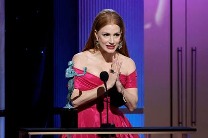 Jessica Chastain obtuvo el primer SAG de la noche