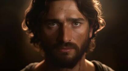 Jesús basándose en datos históricos (Sarah Romero / Midjourney)