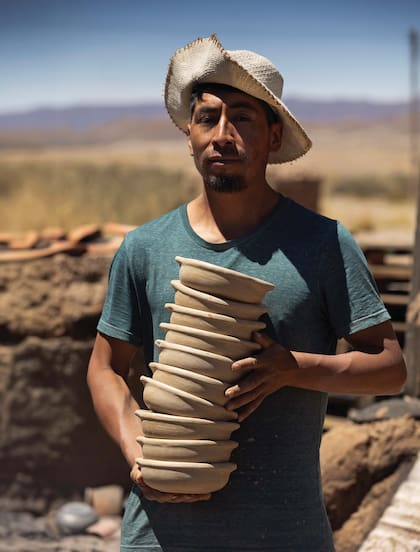 Jesús Mamani y las cerámicas de Samay Ollas, en Casira