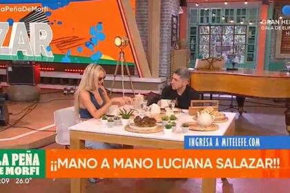 Jey Mammon decidió cambiar de tema cuando Luciana Salazar hablaba sobre su maternidad