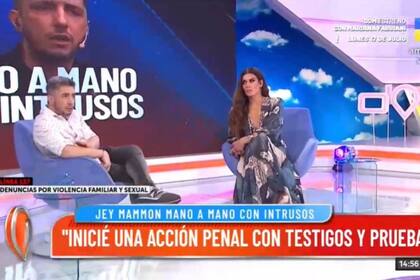 Jey Mammon rompió un silencio de meses y dialogó un tiempo prolongado con Flor de la V. y el equipo de INtrusos