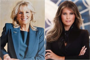 Jill Biden y Melania Trump son comparadas en las redes sociales por su decoración navideña de la Casa Blanca