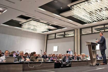 Jim Bridenstine en la conferencia de esta semana
