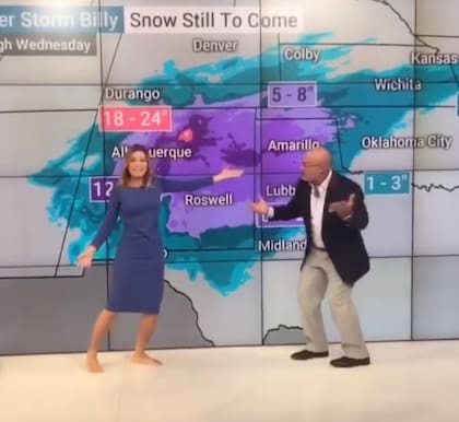 Jim Cantore se dedica a dar el clima, pero también a supuestamente predecir catástrofes