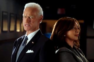 Las primeras imágenes de Carrey como Biden y de Maya Rudolph como Kamala Harris