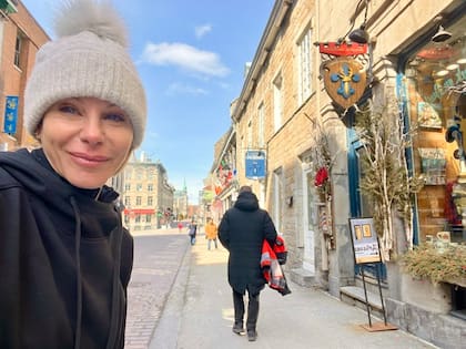 Jimena Cyrulnik aprovechó su viaje para reencontrarse con una de sus primas y también para conocer las principales ciudades de Canadá