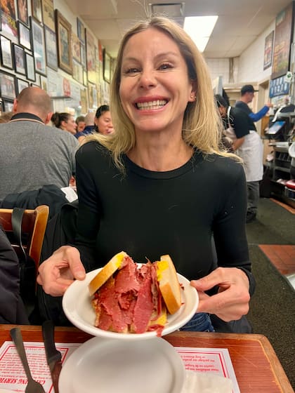 Jimena Cyrulnik aprovechó su viaje a Canadá para disfrutar de algunas delicias gastronómicas