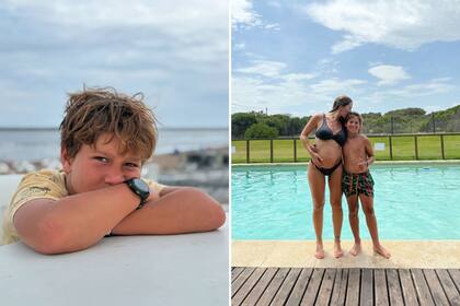 Jimena Barón disfrutando del verano junto a su hijo, Morrison