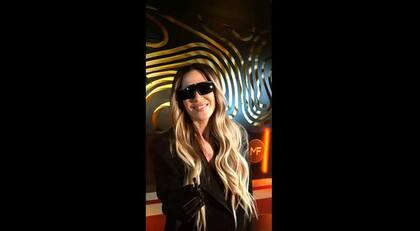 Jimena Baron en los Martin Fierro