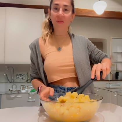Jimena Barón muestra con frecuencia sus dotes culinarios (Foto: Captura Instagram/@jmena)