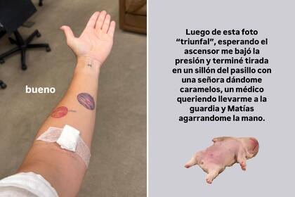 Jimena Barón reveló que casi se desmaya después de un control médico