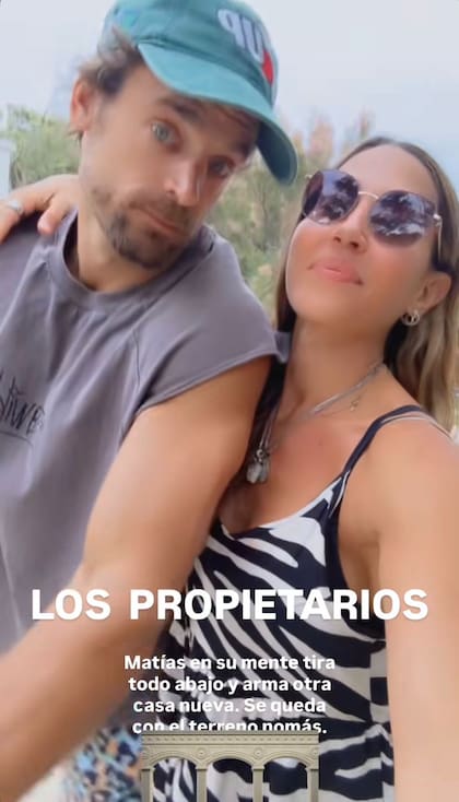 Jimena Barón y Matías Palleiro sobre su nuevo hogar