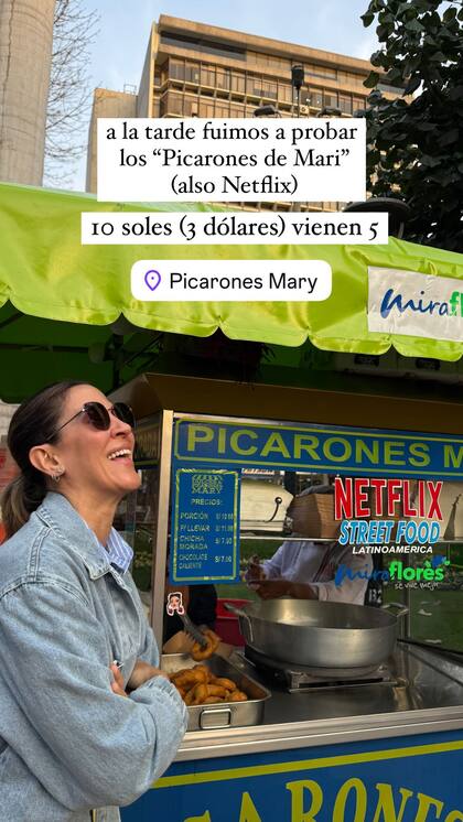 Jimena Barón y su novio, Matías Palleiro, viajaron a Perú y no paran de recorrer restaurantes de comida callejera