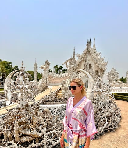 Jimena Cyrulnik aprovechará para comprar telas para los próximos diseños de sus trajes de baño