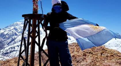 Jimena, en Penitentes. (Jimena de Allende)