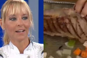 Jimena Monteverde se encontró con una cucaracha mientras cocinaba en vivo