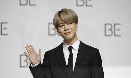 Jimin es el líder y cantante del grupo K-pop BTS