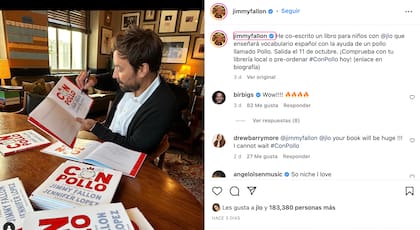 Jimmy Fallon dio la primicia sobre su libro con JLo en las redes sociales