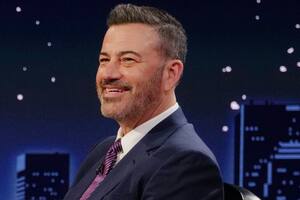 Jimmy Kimmel presentando su programa nocturno "Jimmy Kimmel Live!"