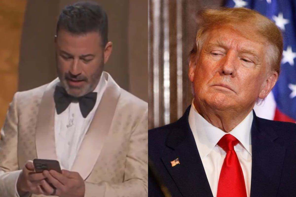 Jimmy Kimmel le respondió en vivo a Donald Trump luego de criticarlo como conductor de los Oscar - LA NACION