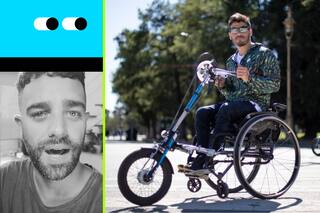 Recorrió el mundo en silla de rueda y ahora hizo historia