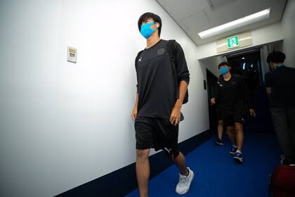 En vestuarios: los jugadores de Kawasaki Frontale