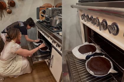 JLo cocinó los postres de la cena al lado de su hija Emme