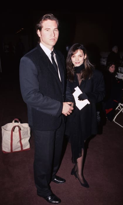 Joanne Whalley y Val Kilmer en Nueva York, en febrero de 1989
