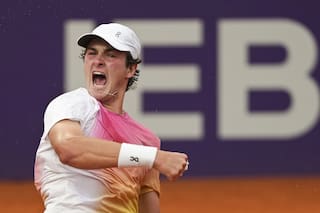 En una batalla en la cancha y con duelo de hinchadas en Palermo, Fonseca le ganó a Navone en el Argentina Open