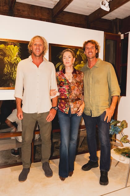 Joaquin Azulay, Paola Marzotto y Julian Azulay