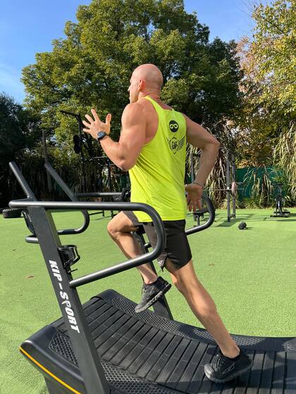 Joaquín entrena desde chico