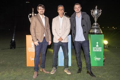 Joaquín Lasaga (Gerente de Administración y Finanzas de Centralab), Raúl Laplacette (Director de Centralab) y Jorge Baravalle (Responsable de Comunicación y Medios de Centralab)