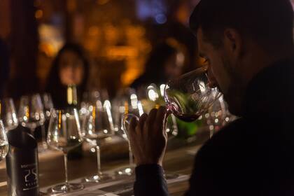 Joaquin Martin, el enólogo de Sophenia, también estuvo presente en la cata privada.