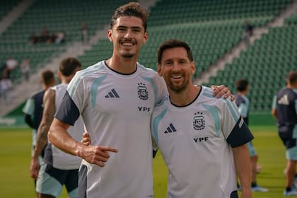 Joaquín Panichelli, agregado este viernes a la lista de Lionel Scaloni para los amistosos de marzo, junto a Lionel Messi