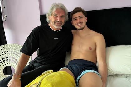 Joaquín Panichelli apareció por primera vez después de su lesión en un posteo de su papá Germán