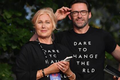 Pareja poderosa. Hugh Jackman y su esposa, Deborah-Lee Furness, también sumaron su voz para luchar contra la pobreza extrema