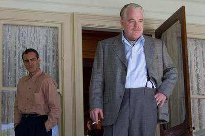 Joaquin Phoenix compartió pantalla en The master con Hoffman