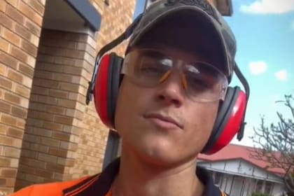 Joaquín vive en Australia hace unos meses y ahora subió un video a su cuenta de TikTok donde cuenta los pormenores de su trabajo de jardinero allí