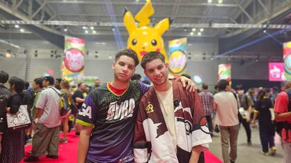 Joaquín y Juan Salerno compitieron en el Mundial de Pokémon 2023