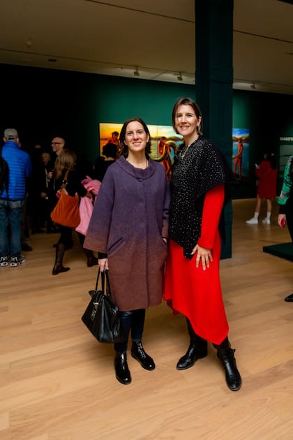 Joaquina Testa, hija de Clorindo Testa, y la soprano Sara Fleming