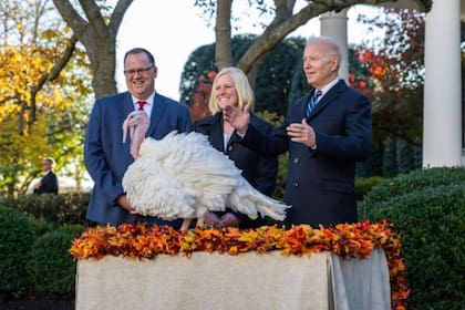 Joe Biden durante la ceremonia de indulto de 2022. ( IG @whitehouse)