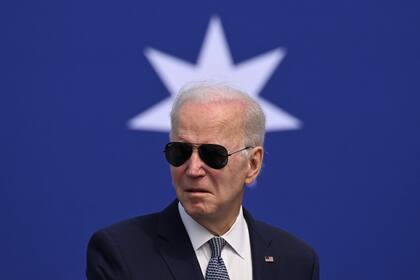 Joe Biden, en la base naval Point Loma en San Diego, California. (Jim WATSON / AFP)