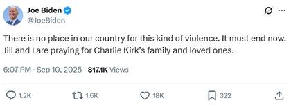 Joe Biden, expresidente de EE.UU.