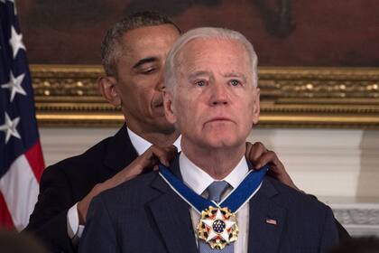 Joe Biden recibió la Medalla Presidencial de la Libertad