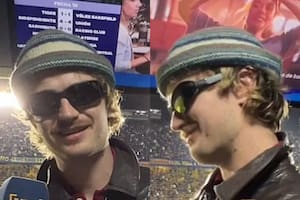 La estrella de Stranger Things que apareció en La Bombonera y sorprendió a todos