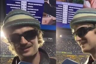 La estrella de Stranger Things que apareció en La Bombonera y sorprendió a todos