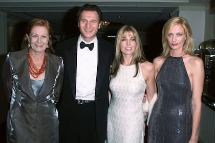 Tras la muerte de Natasha Richardson, Neeson tuvo apoyo incondicional de su suegra y su cuñada